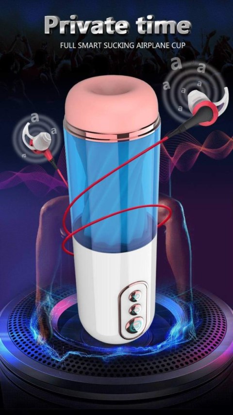 Masturbator wibrujący z ssaniem B Series Fox USB