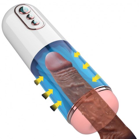 Masturbator wibrujący z ssaniem B Series Fox USB