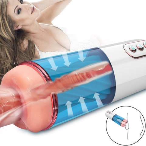Masturbator wibrujący z ssaniem B Series Fox USB