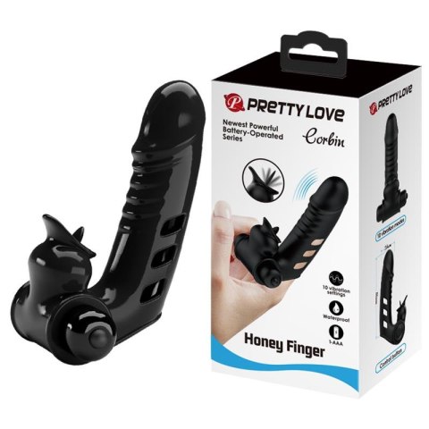 Nakładka wibracyjna na palce Pretty Love Honey Finger 10 funkcji