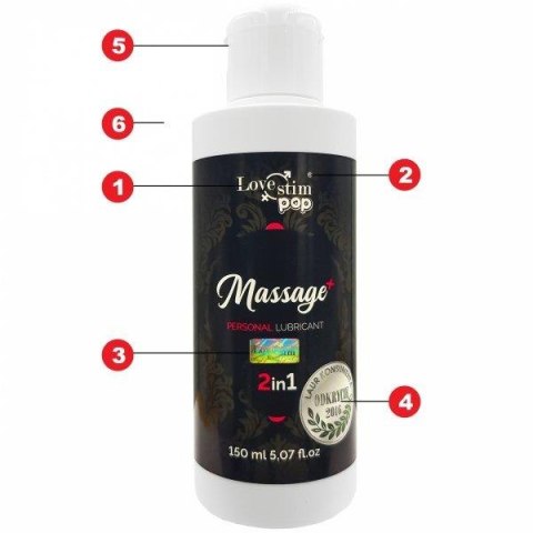 Olejek do masażu rozgrzewający rozluźniający LoveStim 150ml
