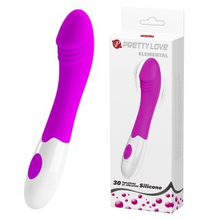 Silikonowy wibrator punktu G Pretty Love Elemental 30 funkcji