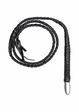 Bicz pleciony Ouch Twisted Whip czarny