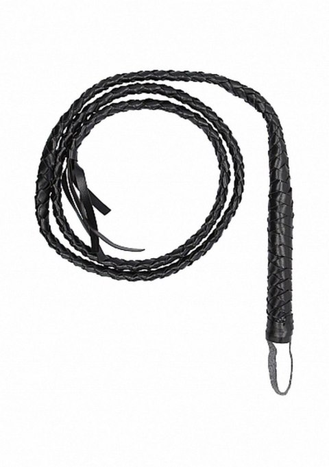 Bicz pleciony Ouch Twisted Whip czarny