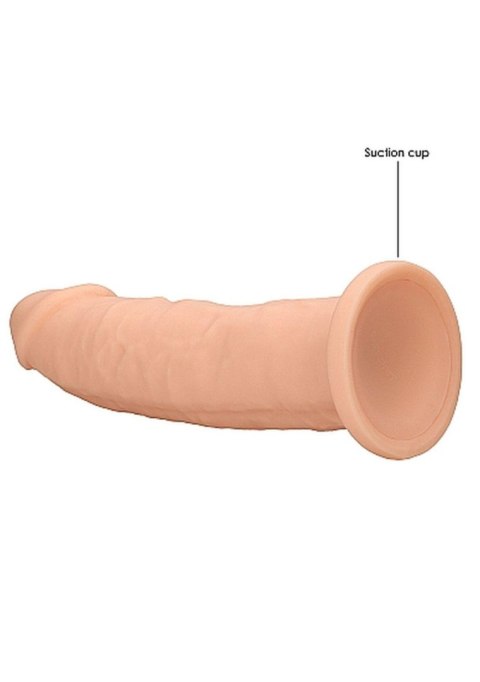 Dildo silikonowe RealRock bez jąder 22,8 cm cieliste
