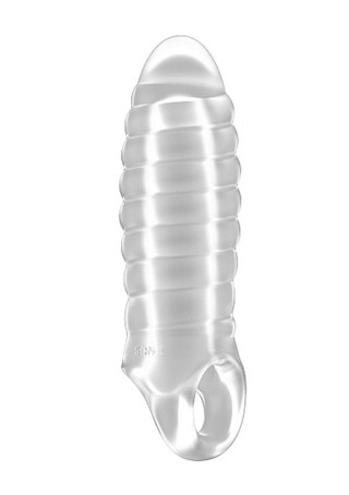 Gruba transparentna przedłużka na penisa Sono 15 cm