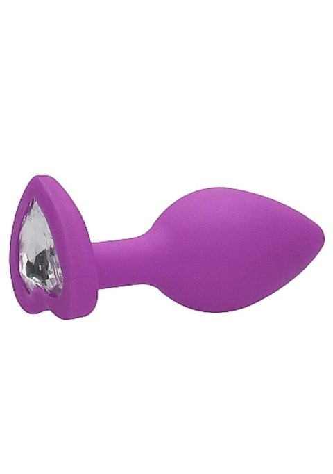 Korek analny Diamond Heart Ouch! fioletowy