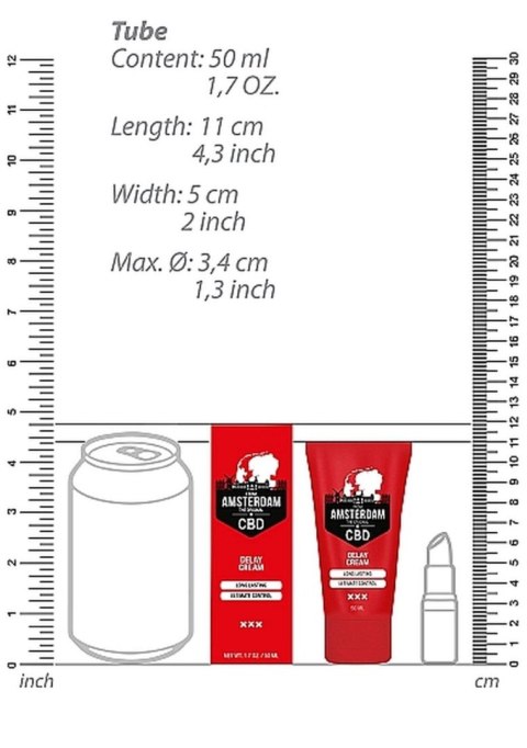Krem opóźniający z CBD Original z Amsterdamu Pharmquests 50 ml