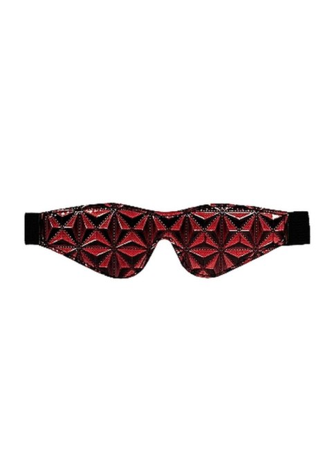 Luksusowa maska na oczy Ouch burgundowa 19,5 cm