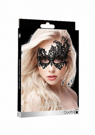 Maska koronkowa Ouch Royal Black czarna