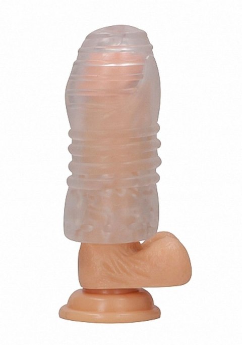 Masturbator Sono 68 przezroczysty 15 cm TPE