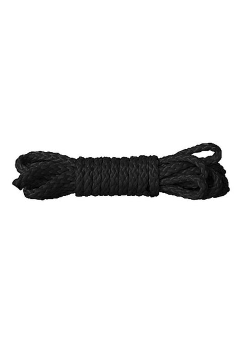 Mini lina Kinbaku Ouch! 1,5m czarna nylonowa 6mm