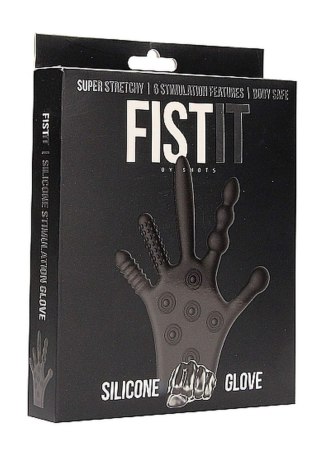 Silikonowa rękawica stymulująca Fist It czarna