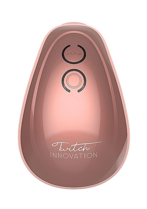 Ssący wibrujący stymulator łechtaczki Innovation Twitch różowy USB