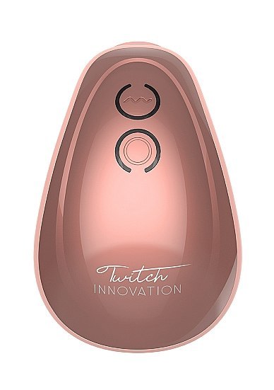 Ssący wibrujący stymulator łechtaczki Innovation Twitch różowy USB