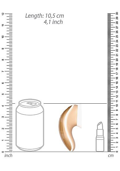 Stymulator łechtaczki ssący wibrujący Innovation złoty USB
