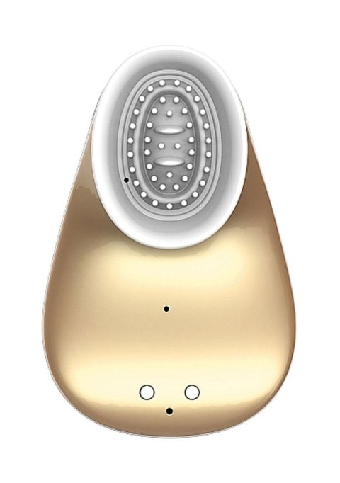 Stymulator łechtaczki ssący wibrujący Innovation złoty USB