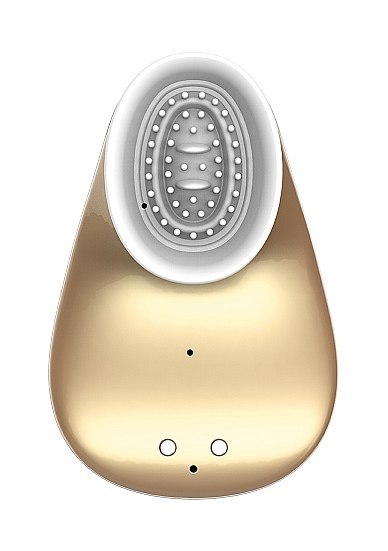 Stymulator łechtaczki ssący wibrujący Innovation złoty USB