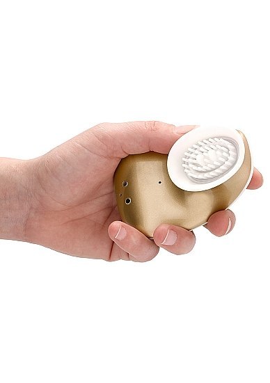Stymulator łechtaczki ssący wibrujący Innovation złoty USB