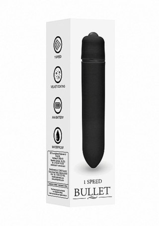 Wibrator bullet jednobiegowy Be Good Tonight czarny 9 cm