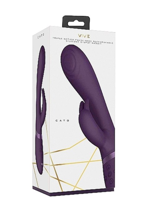 Wibrator króliczek Cato punktu G Vive fioletowy USB