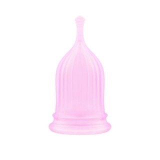 Kubki menstruacyjne Elys silikonowe różowe zestaw 3 szt