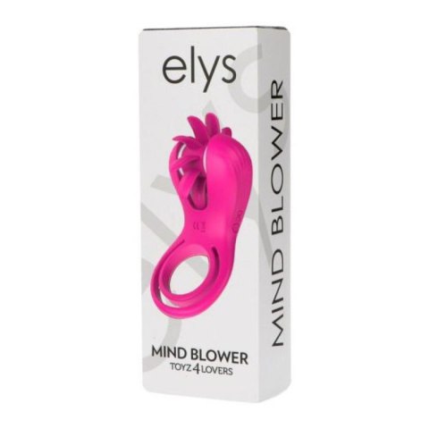 Podwójny pierścień wibrujący Mind Blower Elys różowy USB