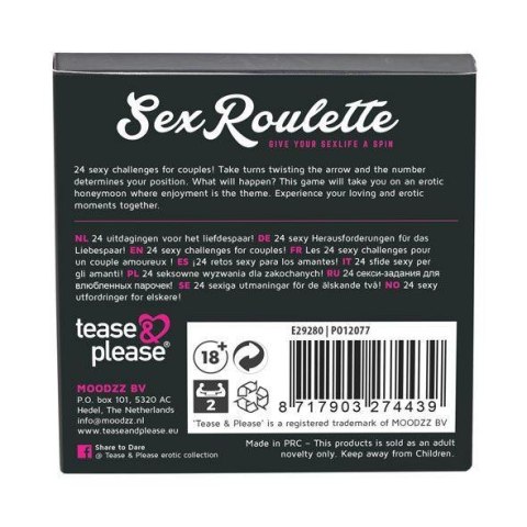 Gra erotyczna Sex Roulette Love Marriage Tease Please
