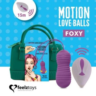 Kulki wibrujące FeelzToys Foxy z pilotem USB