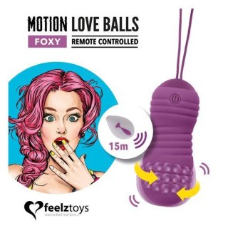 Kulki wibrujące FeelzToys Foxy z pilotem USB