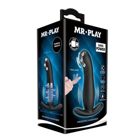 Masażer prostaty silikonowy wibrujący Mr Play USB