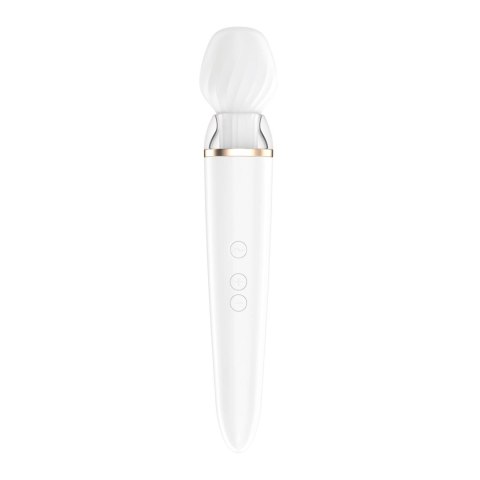Masażer różdżkowy podwójny Satisfyer Double Wander silikonowy