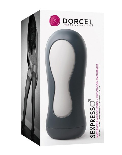 Masturbator silikonowy kropkowany Sexpresso Dorcel 20 cm wodoodporny