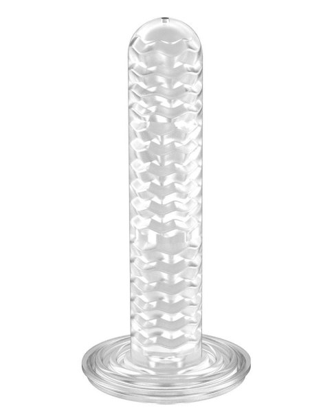 Masturbator silikonowy kropkowany Sexpresso Dorcel 20 cm wodoodporny