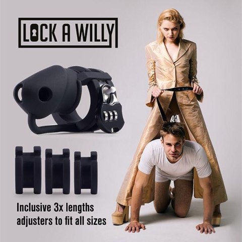 Pas cnoty silikonowy Lock a Willy regulowany