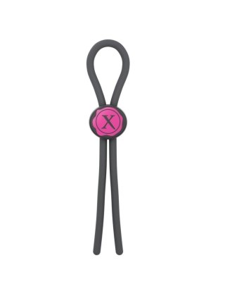 Pętelka erekcyjna regulowana silikonowa Mr Dorcel czarna 29 cm