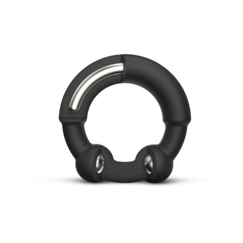 Pierścień erekcyjny silikonowy Stronger Ring Dorcel z metalowymi wypustkami