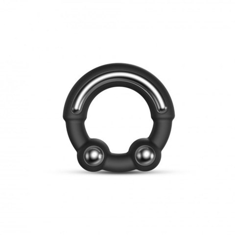 Pierścień erekcyjny silikonowy Stronger Ring Dorcel z metalowymi wypustkami