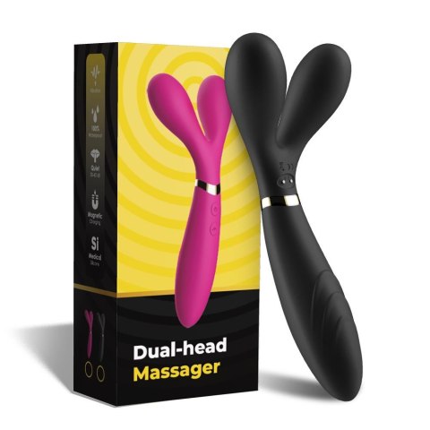 Wibrator Y Wand B Series Joy czarny silikonowy USB wodoodporny
