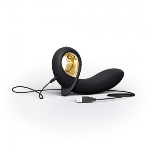 Wibrator analny Dorcel Deep Expand silikonowy czarny USB 16 cm