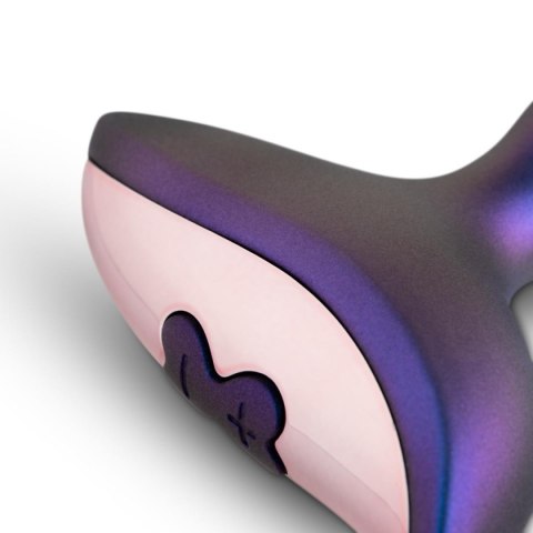 Wibrator analny Hueman Intergalactic fioletowy z pilotem USB