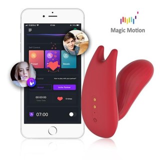 Wibrator noszony Magic Motion Umi z aplikacją podwójny silnik USB