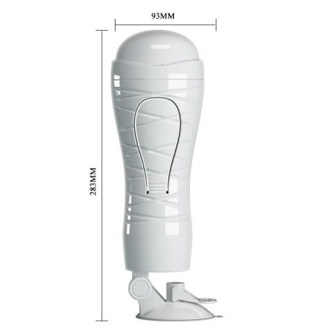 Wibrujący masturbator waginalny Crazy Bull Flora 12 funkcji USB