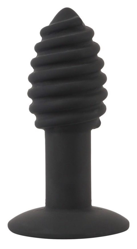 Korek analny wibrujący Black Velvets Twist 7 trybów USB