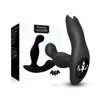 Masażer prostaty Bat King obrotowy czarny USB