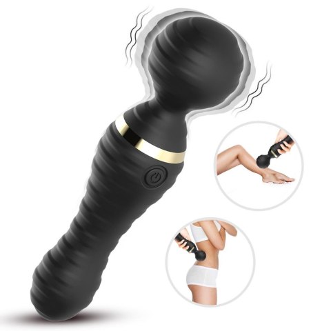Masażer wibracyjny Freedom Joy silikonowy czarny USB wodoodporny