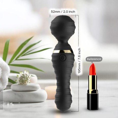 Masażer wibracyjny Freedom Joy silikonowy czarny USB wodoodporny