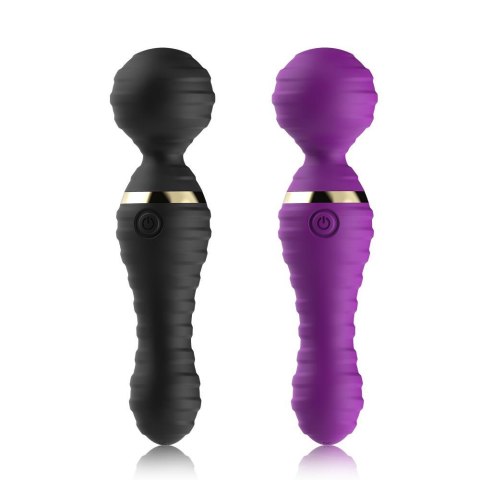 Masażer wibracyjny Freedom fioletowy silikonowy USB wodoodporny 19cm