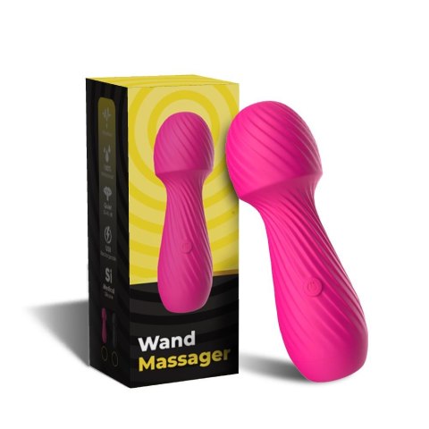 Masażer wibracyjny silikonowy Dazzle B Series Joy różowy USB