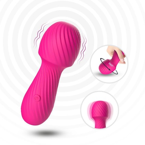 Masażer wibracyjny silikonowy Dazzle B Series Joy różowy USB